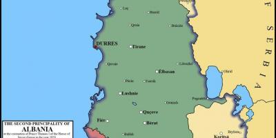 નકશો durres અલ્બેનિયા
