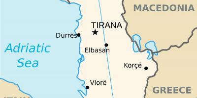 નકશો saranda અલ્બેનિયા